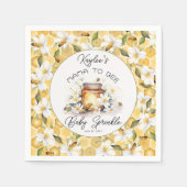 Mama to Bees Blume and Bies Honey Baby Sprinkle Serviette (Vorderseite)