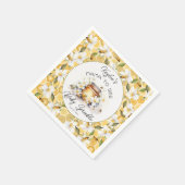 Mama to Bees Blume and Bies Honey Baby Sprinkle Serviette (Ecke)