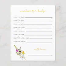 Mama to Bewishs for Baby Card