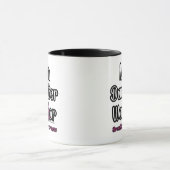 Mama-Tochter-Krieger...Brustkrebs Tasse (Zentrum)