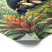 Mama Toucan und Kinder-Kinderzimmer Poster (Ecke)