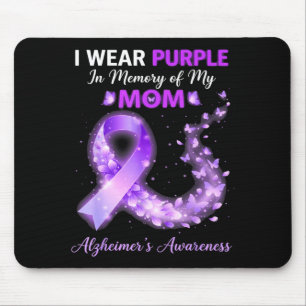 Mama trägt lila in Erinnerung an die Alzheimer-Kra Mousepad