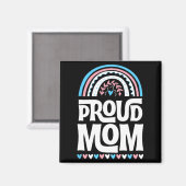 Mama Transgender Prilag Flag Mütter Tag Bohemisch Magnet (Vorderseite/Rückseite)