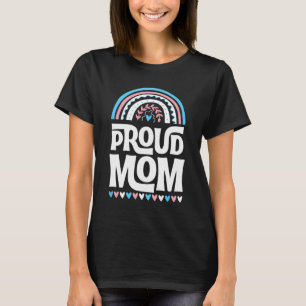 Mama Transgender Stolz Flagge Muttertag Boheme T-Shirt