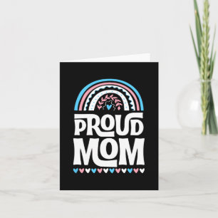 Mama Transgender-Stolzflagge Muttertag Bohemian  Karte