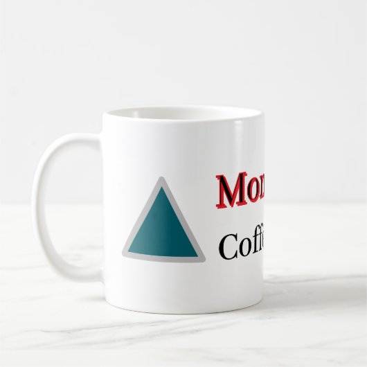 "Mama-Treibstoff" Kaffeetasse (Links)