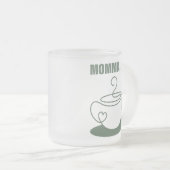 Mama-Treibstoff-Tasse Mattglastasse (VorderseiteRechts)