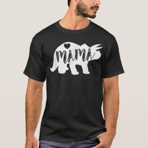Mama Triceratops Dinosaur T - Shirt Funny Gift