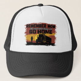 Mama Trucker Liebe Road Journey Familiendesign Truckerkappe