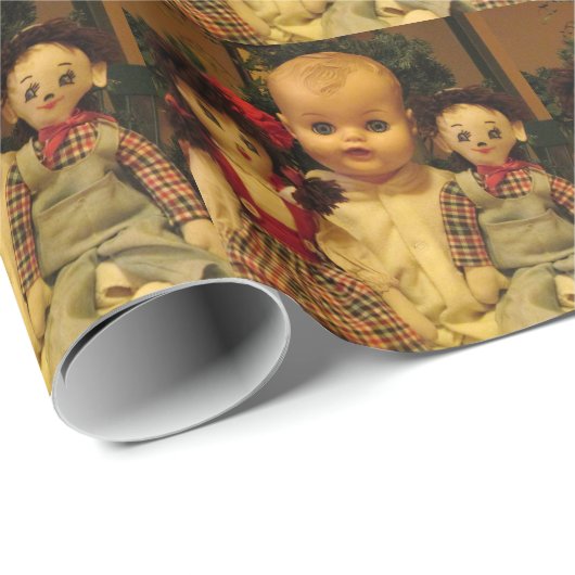 Mama & Twins Geschenkpapier (Rolleneckpunkt)