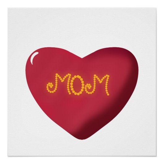 Mama-Typografie-Design, süße Mutter-Zitat-Textkuns Poster (Vorderseite)