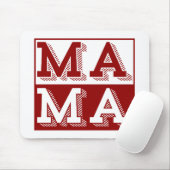 MAMA TYPOGRAPHY MOTHERS DAY GIFT MOUSEPAD (Mit Mouse)