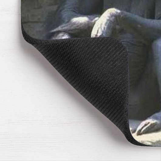 Mama-u. Baby-Affe Mousepad (Ecke)