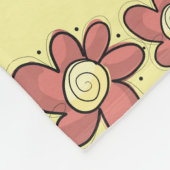 Mama-u. Baby-HuhnChickadee niedlich Fleecedecke (Ecke)