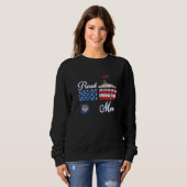 Mama U S Coast Guard Veter Sweatshirt (Vorne ganz)