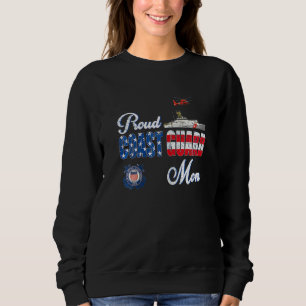 Mama U S Coast Guard Veter Sweatshirt