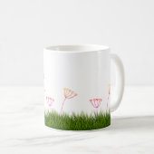 Mama-u. Tochter-Umarmungs-Gewohnheit Kaffeetasse (VorderseiteRechts)