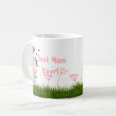 Mama-u. Tochter-Umarmungs-Gewohnheit Kaffeetasse (Vorderseite Links)