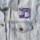 Mama- u. Vater-Liebe Baby-Name! Knöpfe Button (Beispiel)
