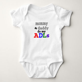 Mama u. Vati tun meinen adls OT Bodysuit Baby Strampler