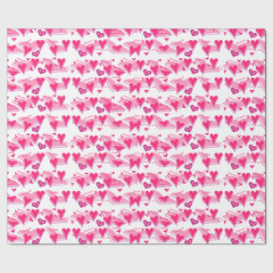 Mama- u. Vativerpackungspapier der Liebe I Geschenkpapier