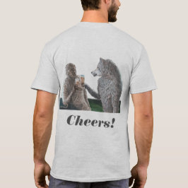 Mama-u. Werewolf-trinkendes T-Shirt