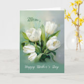 Mama über die Weißtücher der Mütter Karte (Gelbe Blume)
