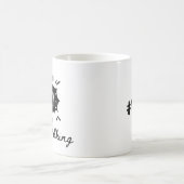 Mama über lustige, moderne Muttertagsgeschenke Kaffeetasse (Mittel)
