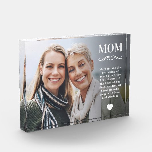 MAMA überlagern Mütter täglich Fotoblock (Links)