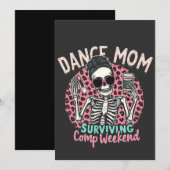 Mama überleben Comp Weekend Dankeskarte (Vorne/Hinten)