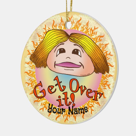 Mama überwinden keramik ornament (Links)