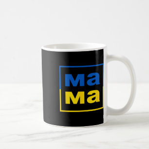 Mama Ukrainische Mutter Flagge der Ukraine Stolze Kaffeetasse