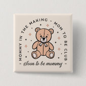 Mama, um eine schlanke Kernästhetik zu sein Button (Vorderseite)