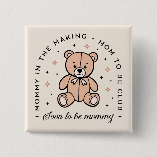 Mama, um eine schlanke Kernästhetik zu sein Button (Vorderseite)