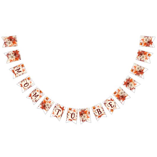 Mama, um herunter zu kommen Blumenstrauß Blätter B Wimpelkette (Alle)