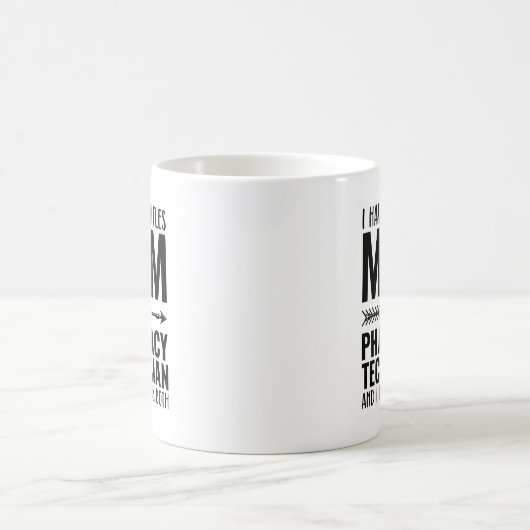 Mama und Apotheker Funny Kaffeetasse (Mittel)