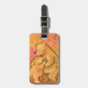 Mama und Baby Bear Gepäckmarke Gepäckanhänger