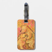 Mama und Baby Bear Gepäckmarke Gepäckanhänger (Rückseite vertikal)