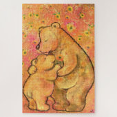 Mama und Baby Bear - Muttertag - Puzzle (Vertikal)