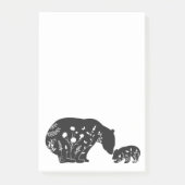 Mama und Baby Bear Post-it Notes Klebezettel (Vorderseite)