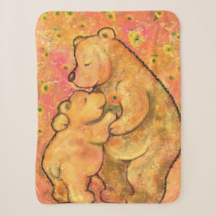 Mama und Baby Bears Baby Sherpa Blanket Sherpadecke