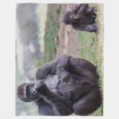 MAMA und BABY BOY Fleecedecke (Vorderseite)