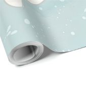 Mama- und Baby-Bunny| Geschenk für Kinder Geschenkpapier (Rolleneckpunkt)