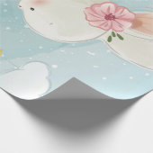 Mama- und Baby-Bunny| Geschenk für Kinder Geschenkpapier (Ecke)