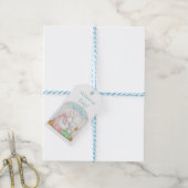Mama und Baby Bunny Geschenkanhänger (Mit Garn)