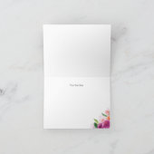 Mama und Baby Cat Babydusche Dankeskarte (Innenseite)