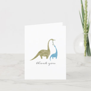 Mama und Baby Dinosaur Babydusche Danke