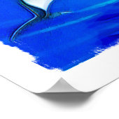 Mama und Baby-Dolphin Poster (Ecke)
