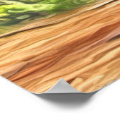 Mama und Baby Elephant Poster (Ecke)