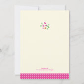 Mama-und Baby-Eulen-Baby-Mädchen-Duschen-Einladung Einladung (Rückseite)